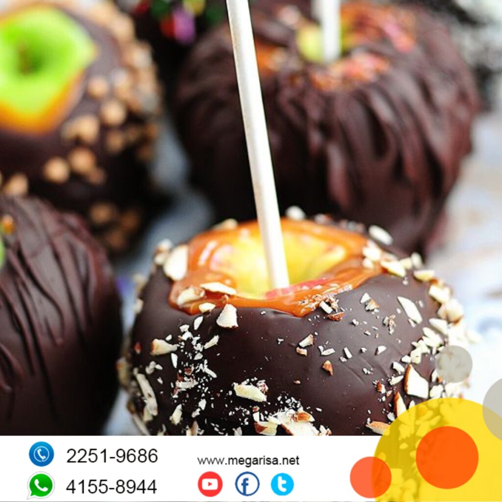 Manzanas Caramelizadas y con Chocolate – Mega Risas