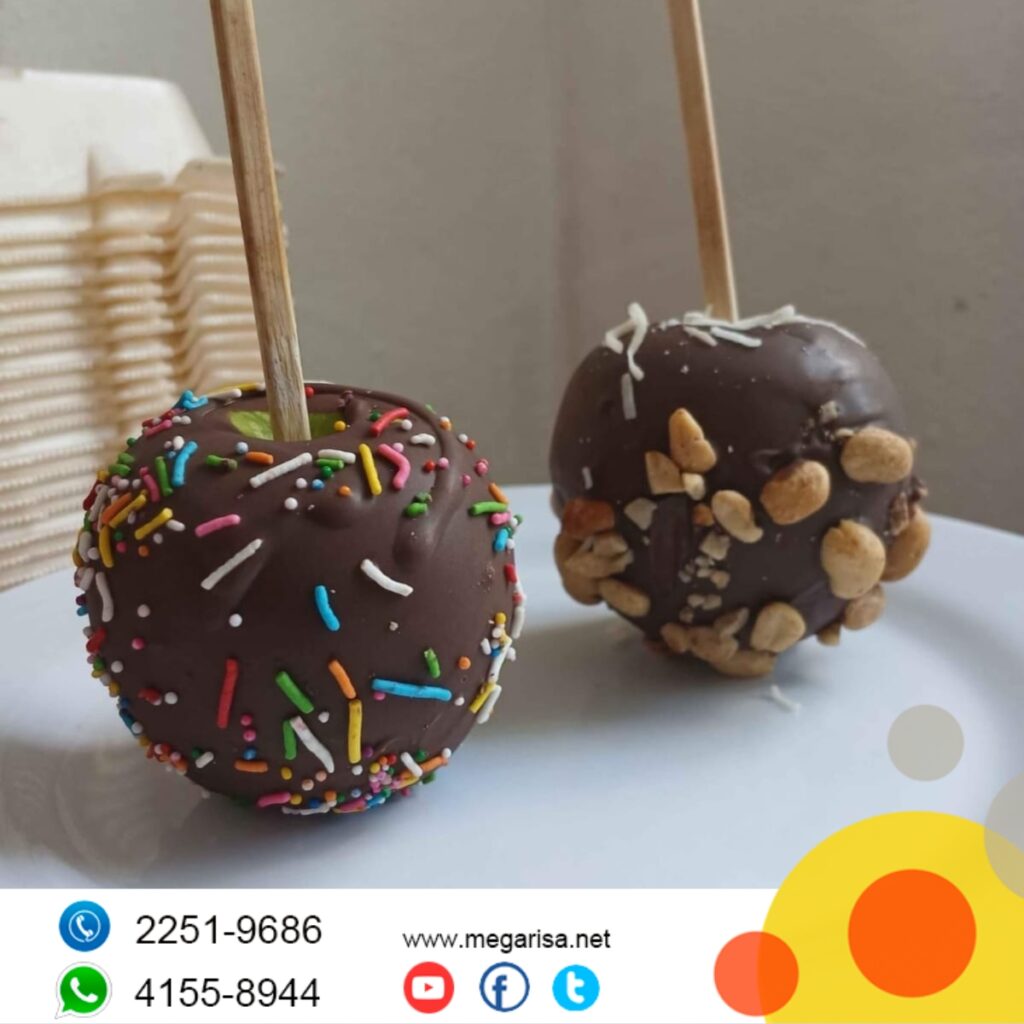 Manzanas Caramelizadas y con Chocolate – Mega Risas